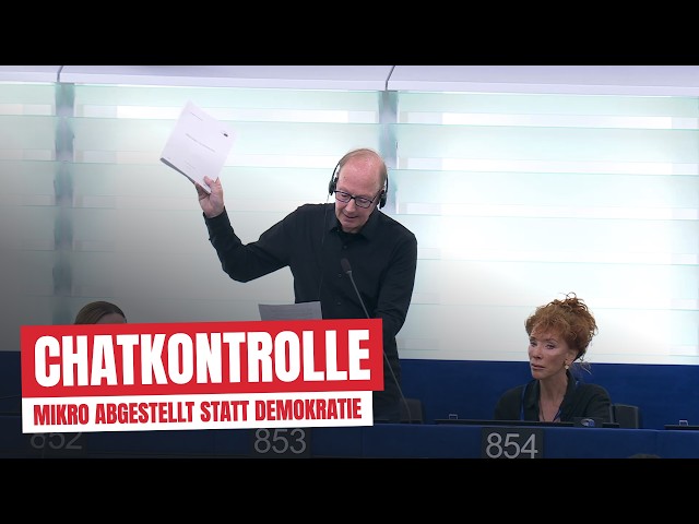 Chatkontrolle - Mikro abgestellt statt Demokratie